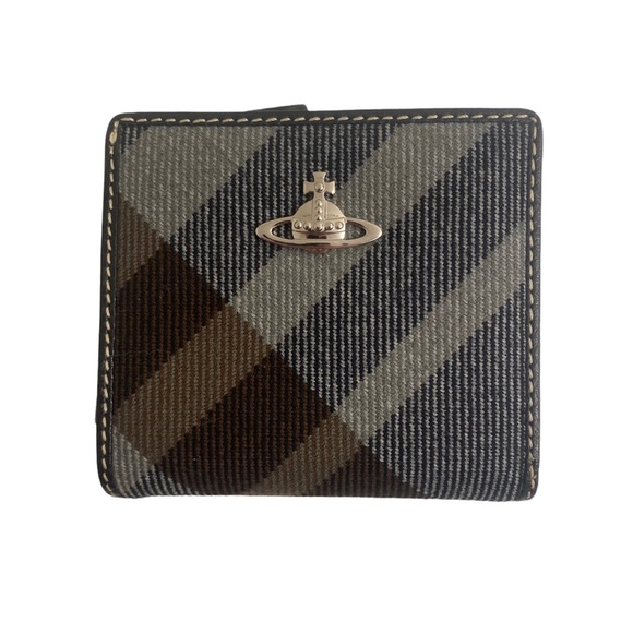 Vivienne Westwood Handbags - Plaid Vivienne Westwood Snap Wallet